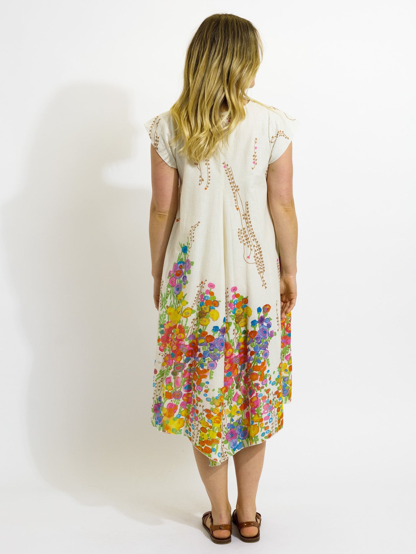 Maheno Dress in Vanilla Spring