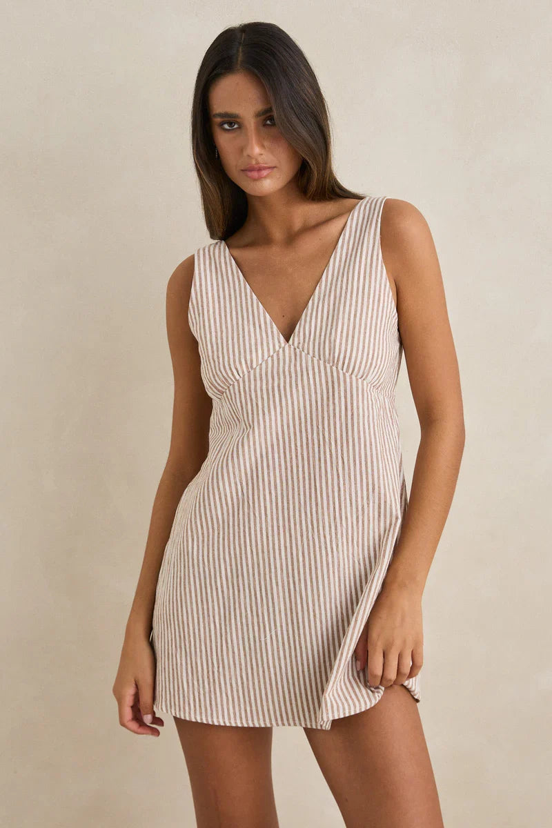 Rhythm Valley Stripe Mini Dress