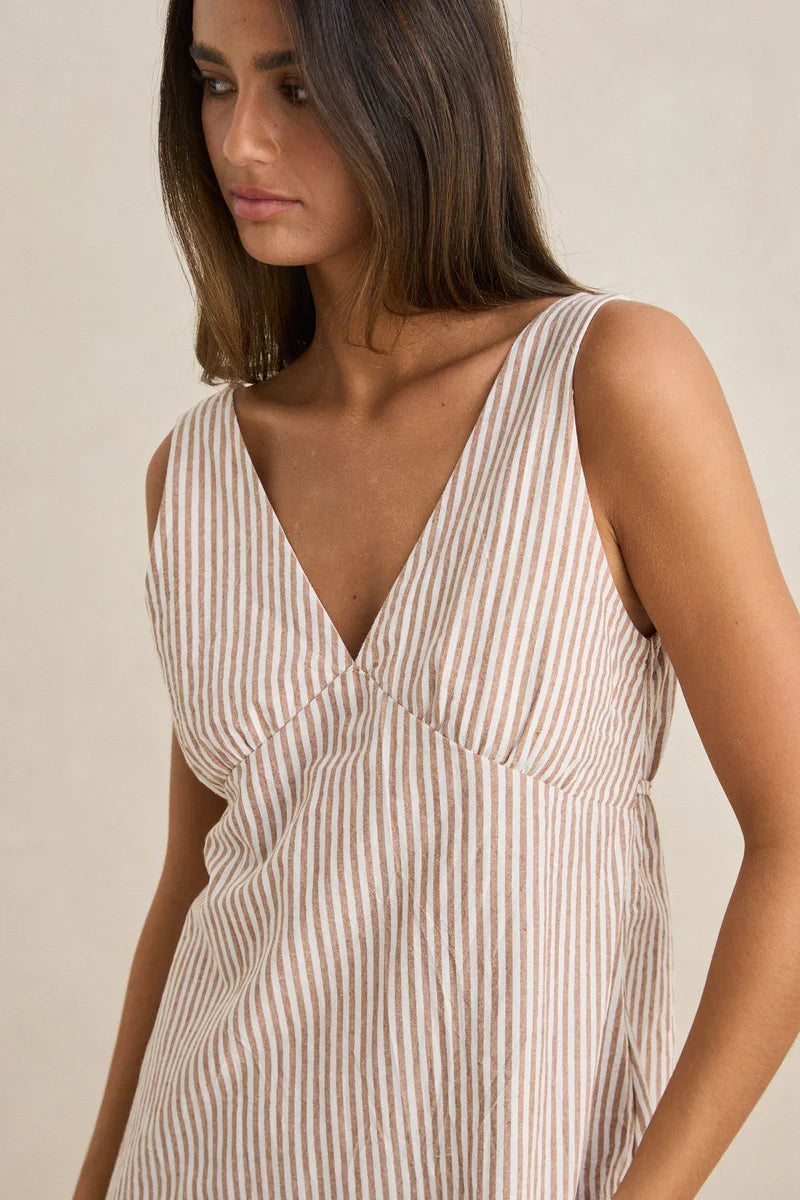 Rhythm Valley Stripe Mini Dress
