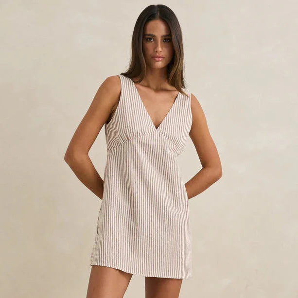 Rhythm Valley Stripe Mini Dress