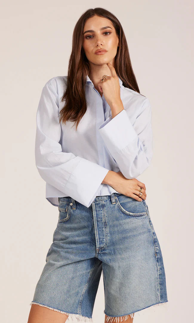 Kyle Crop Button Up