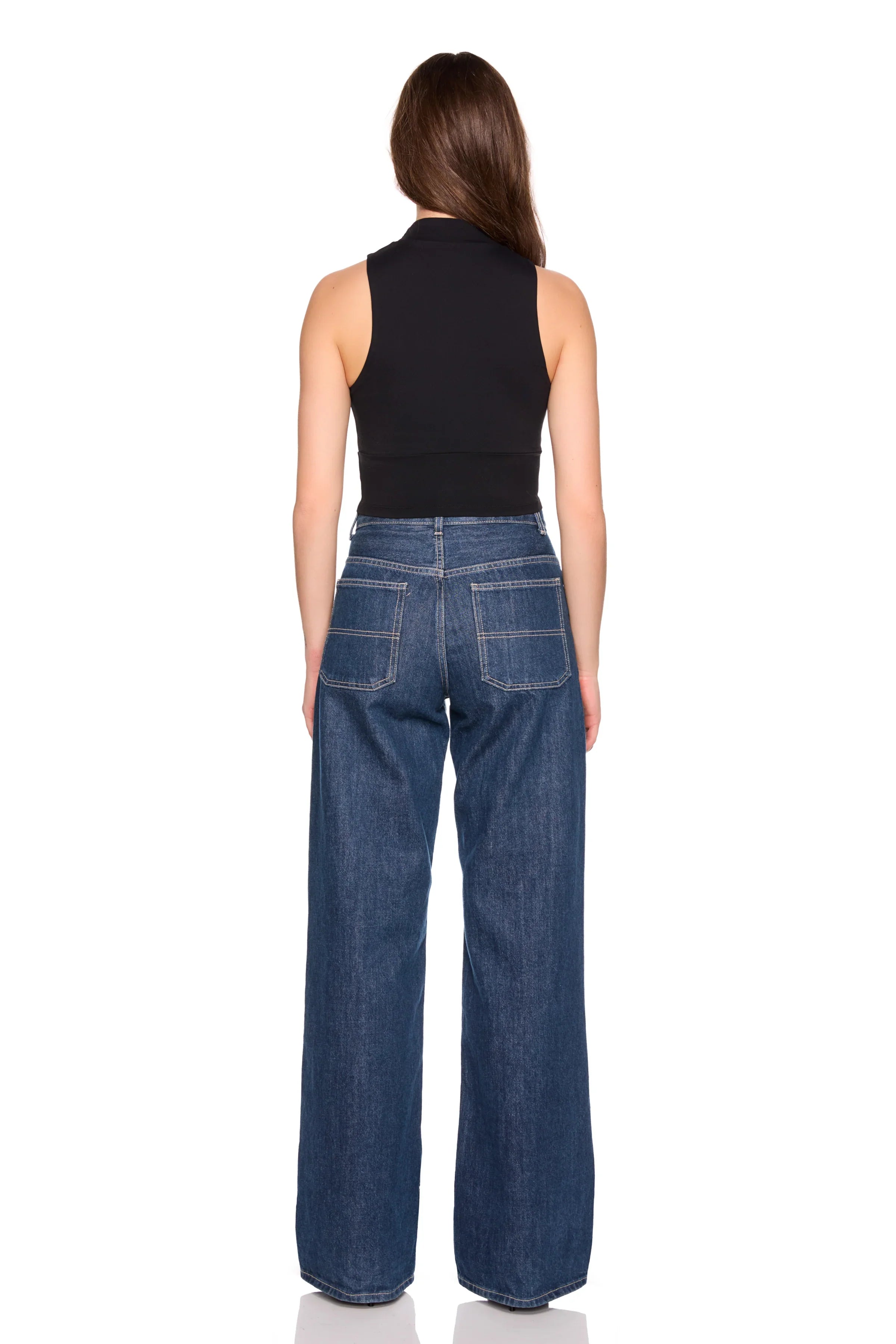 Susana Monaco Mock Sleeveless Top