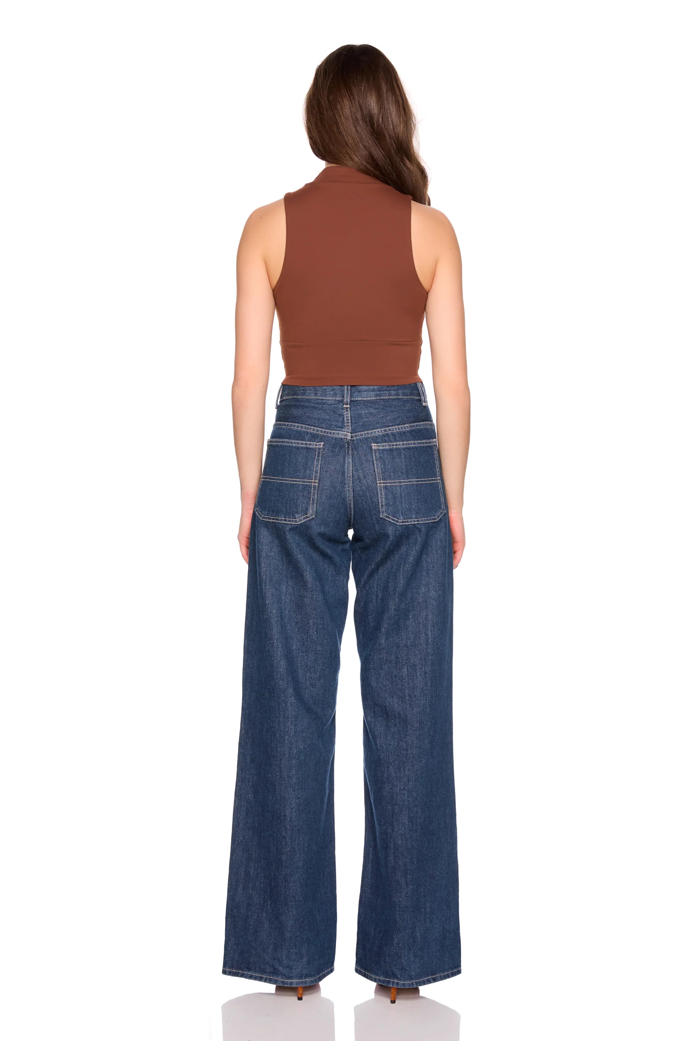 Susana Monaco Mock Sleeveless Top