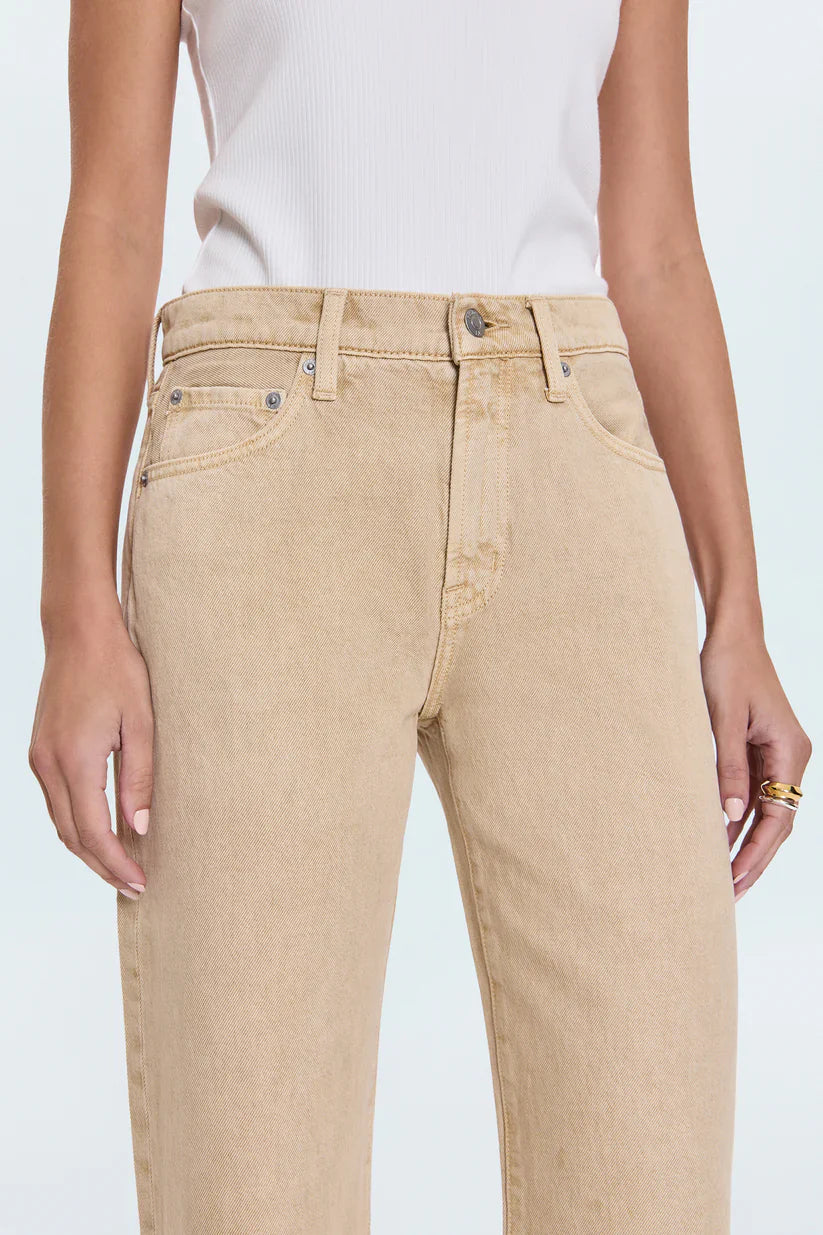 PISTOLA Lexi Mid Rise Bowed Straight Women's Jeans