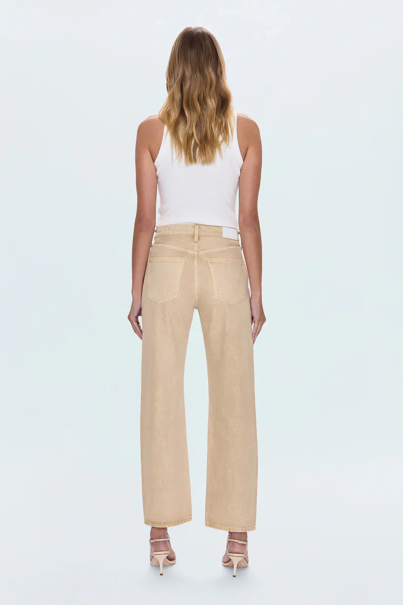 PISTOLA Lexi Mid Rise Bowed Straight Women's Jeans