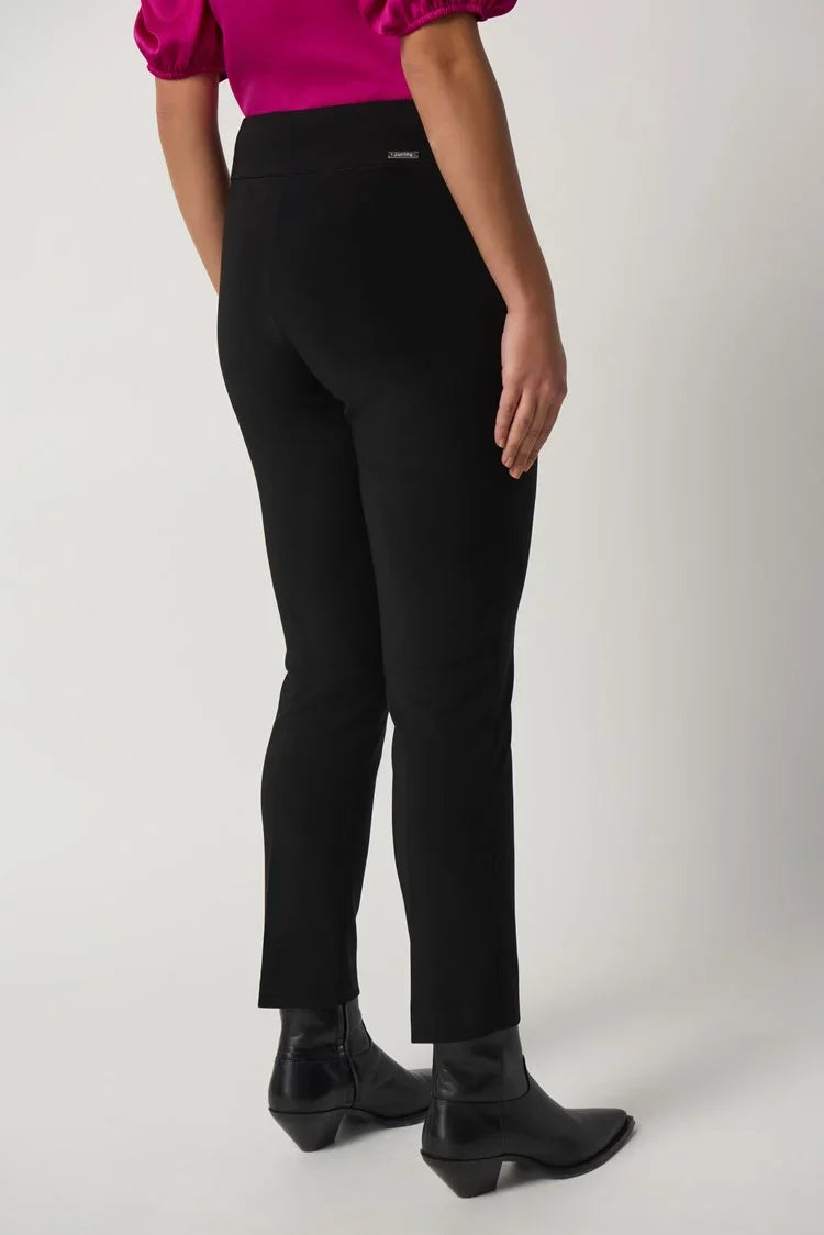 Joseph Ribkoff Bonded Silk Straight-Leg Pants