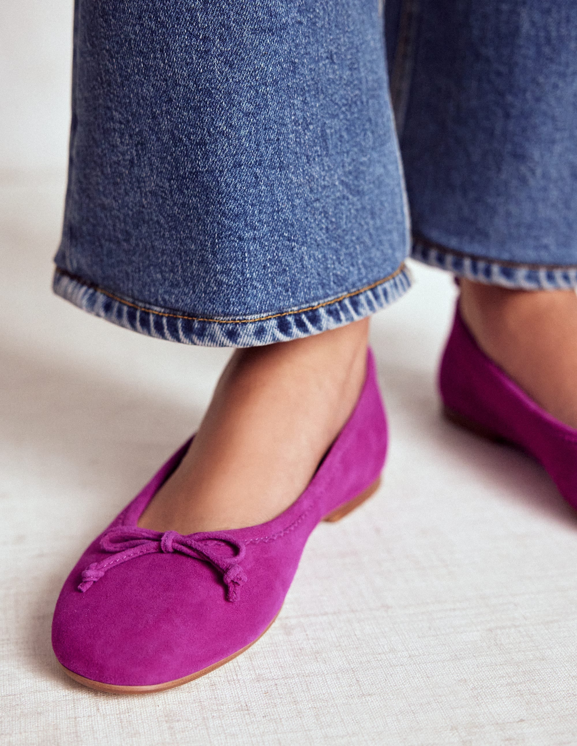 Kitty Flexi Sole Ballet Flats-Regal Purple