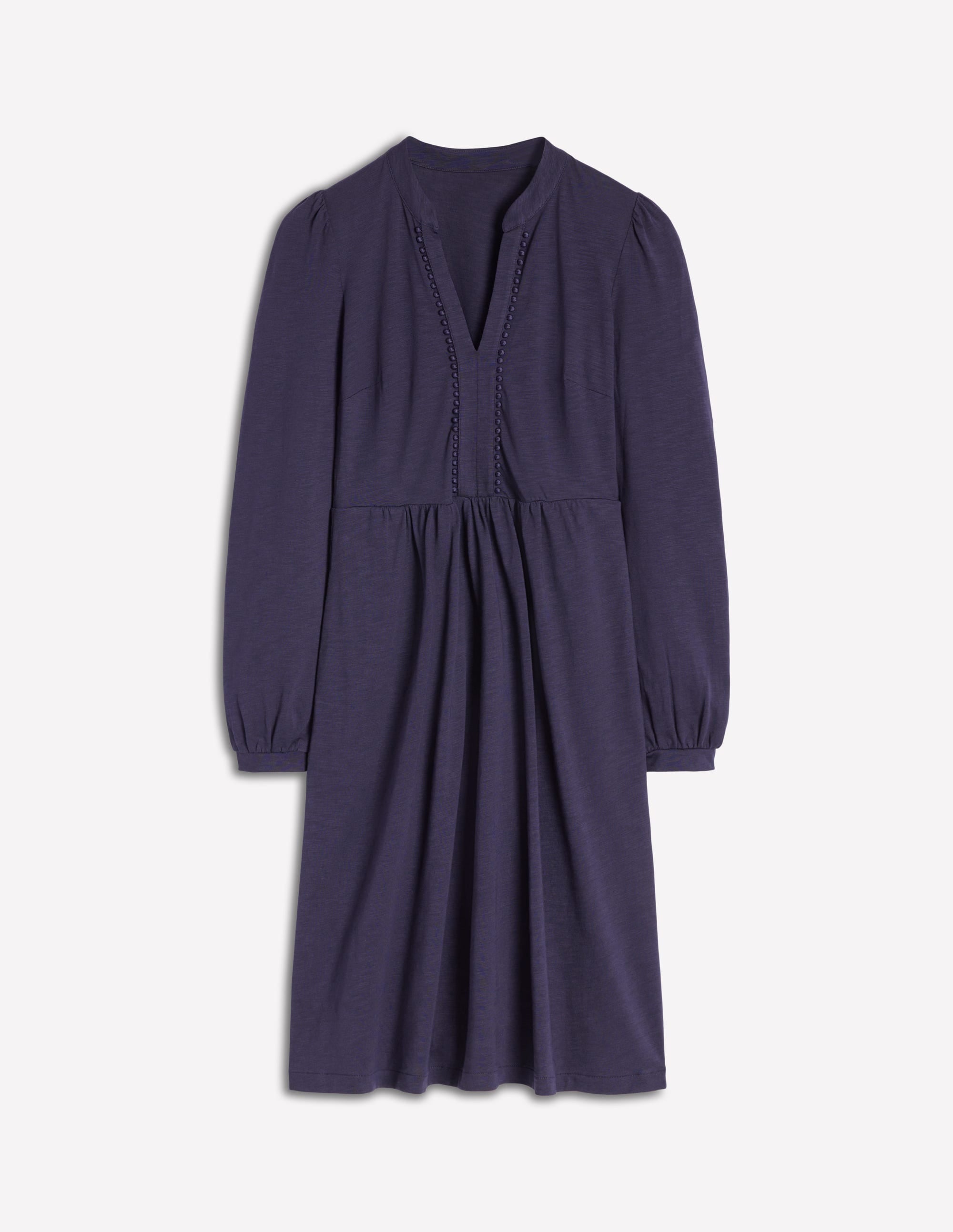Naomi Relaxed Jersey Dress-Navy