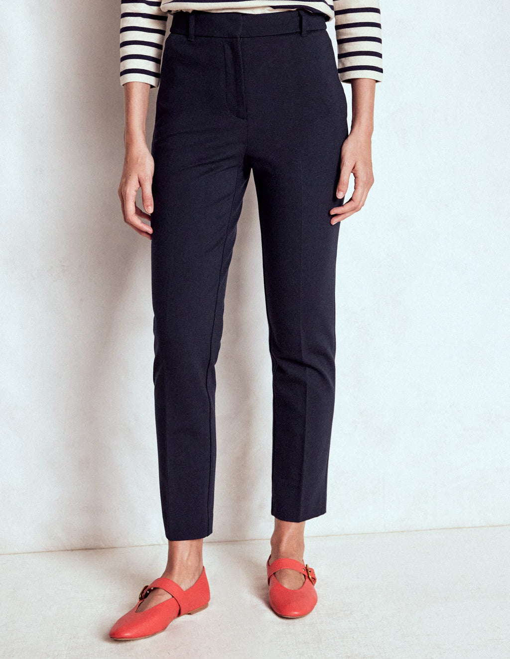 Highgate Ponte Pants-Navy