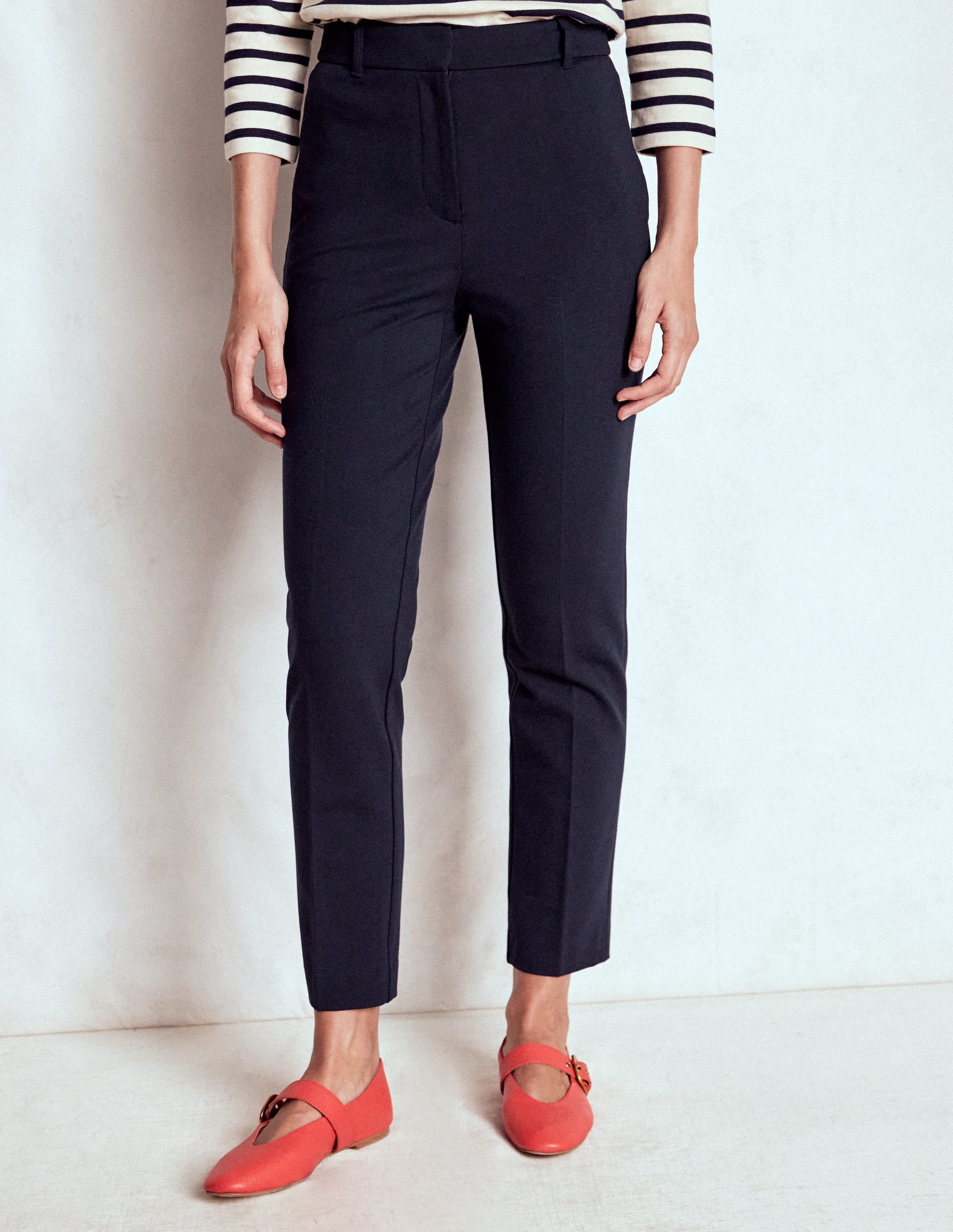 Highgate Ponte Pants-Navy