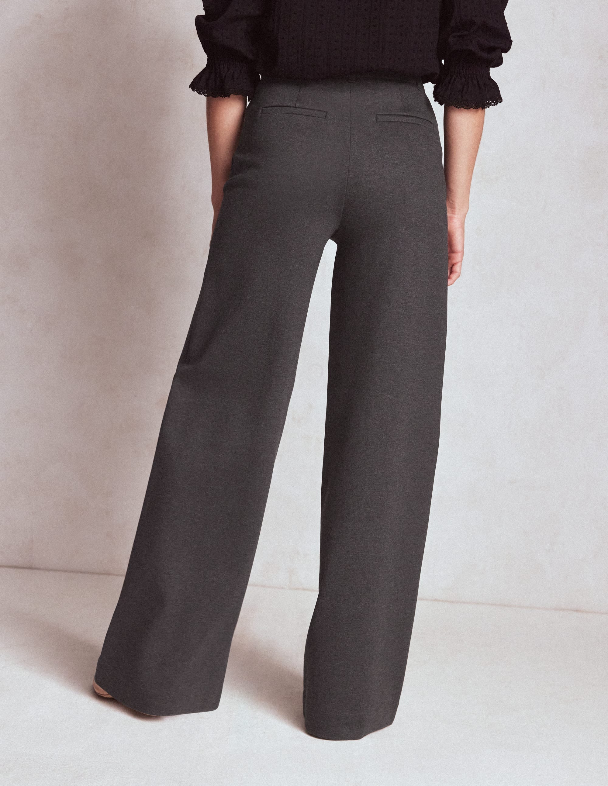 Belgravia Ponte Pants-Charcoal