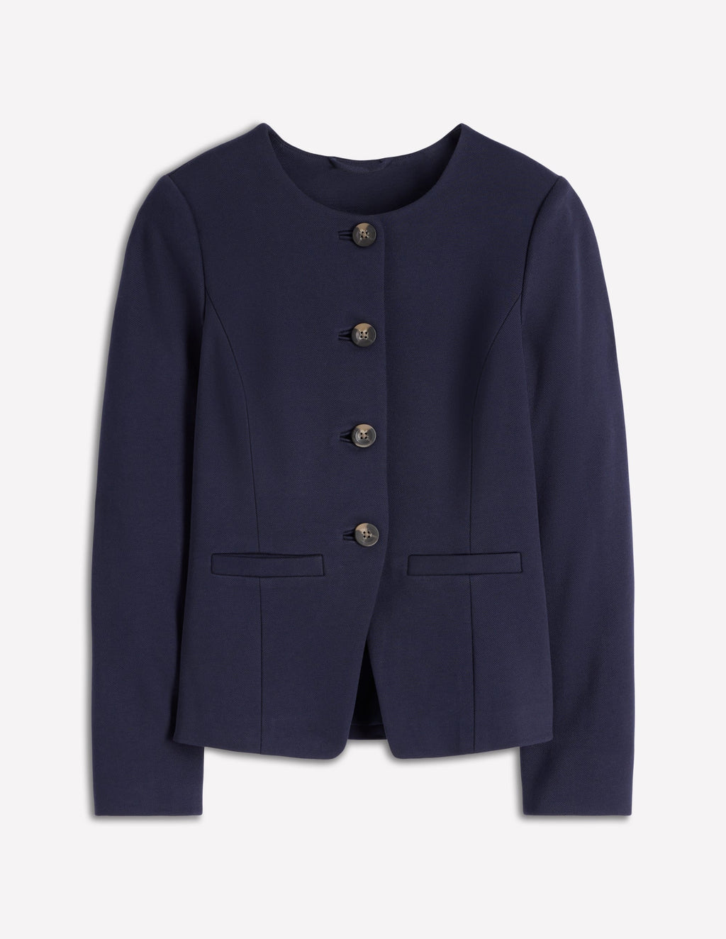 Hampstead Ponte Twill Blazer-Navy