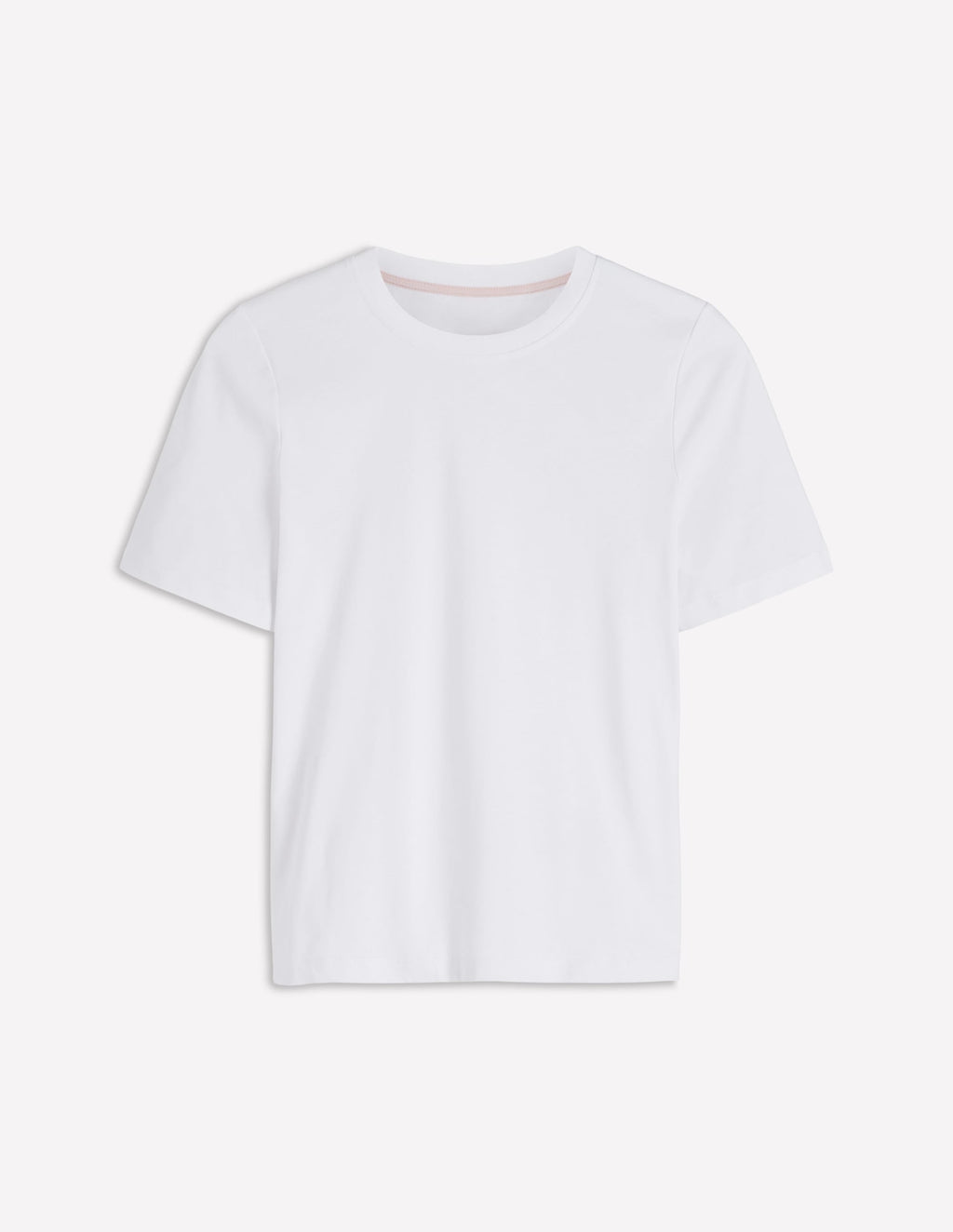 Cotton Crew Neck T-shirt-White