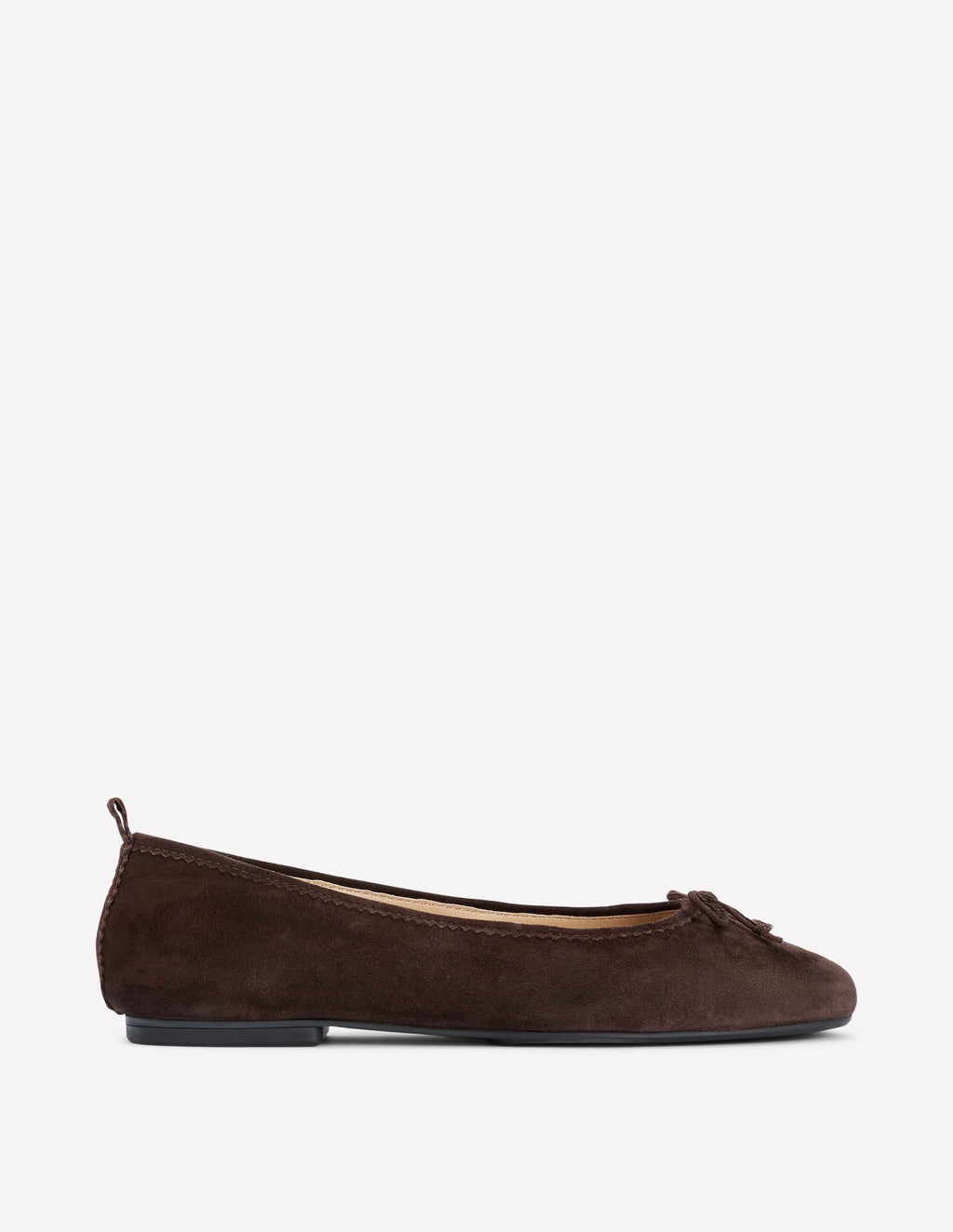 Kitty Flexi Sole Ballet Flats-Chocolate