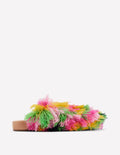 Multi Texture Mules-Multi
