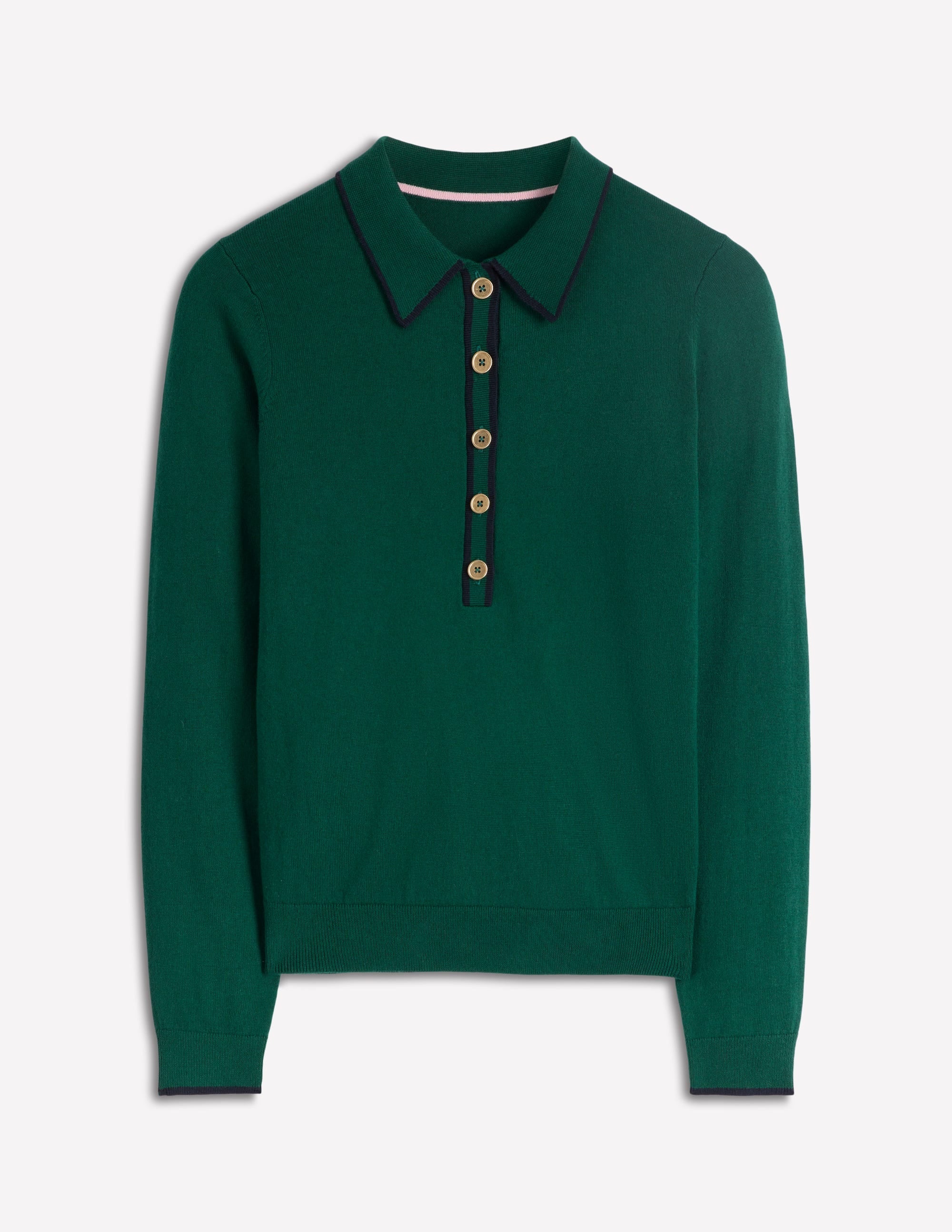 Liz Henley Sweater-Botanical Garden Green