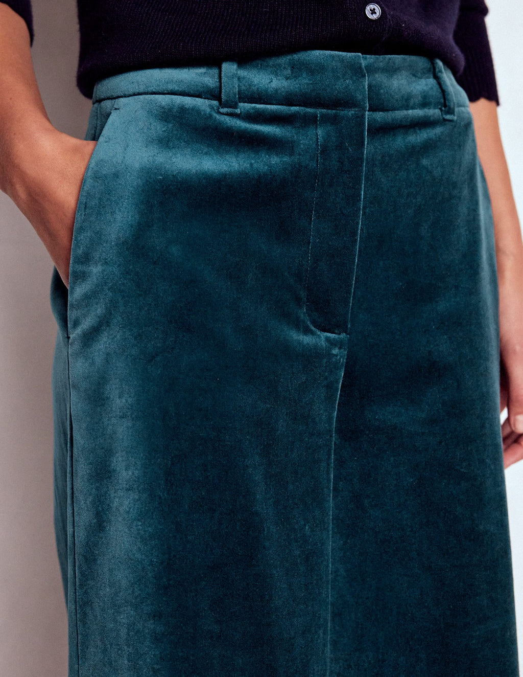 Belgravia Tailored Pants-Midnight Teal