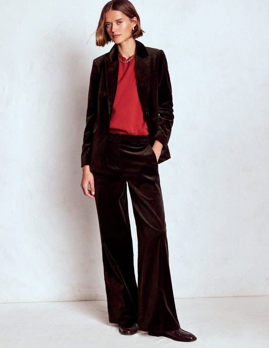 Belgravia Tailored Pants-Espresso