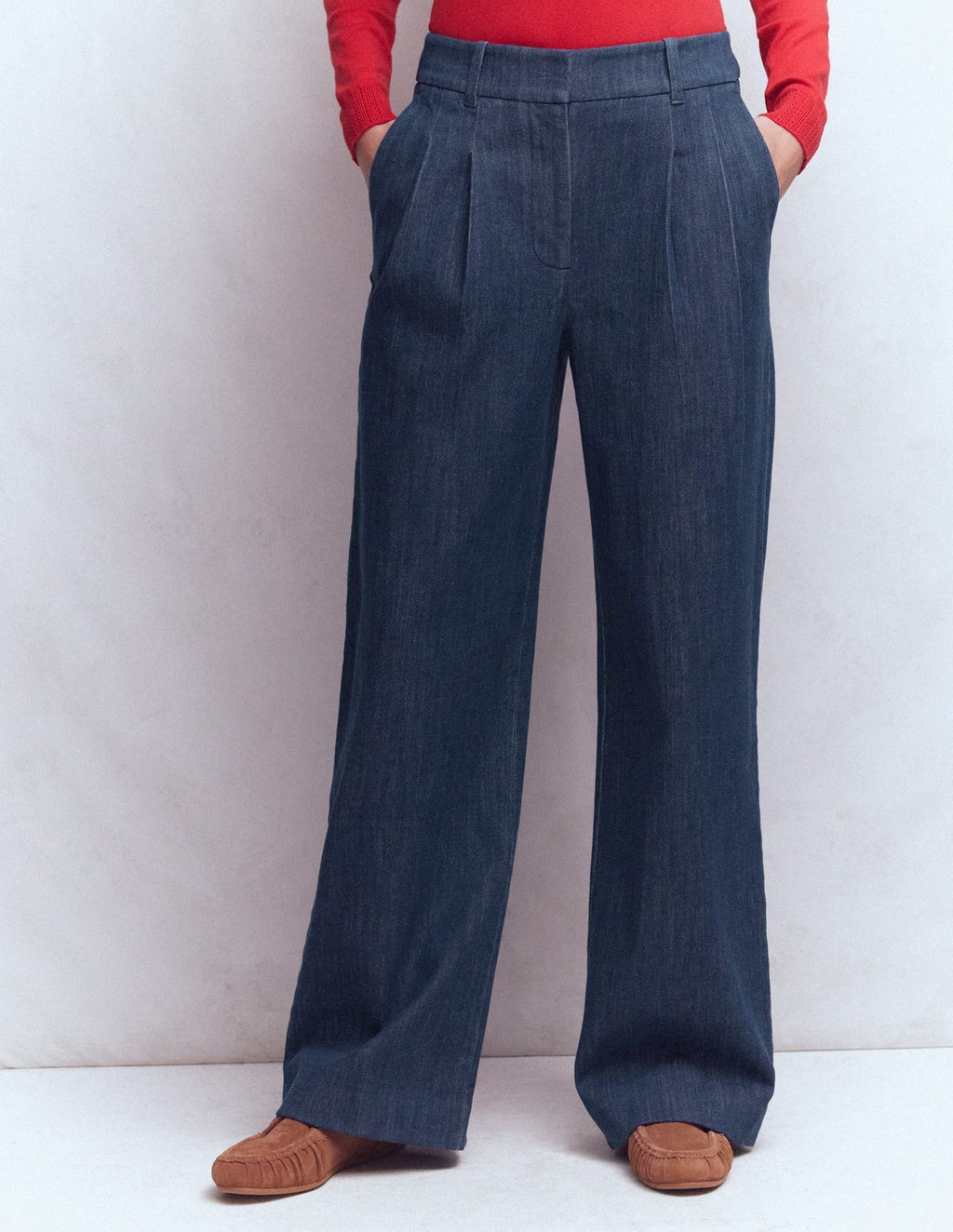 Kensington Twill Pants-Indigo