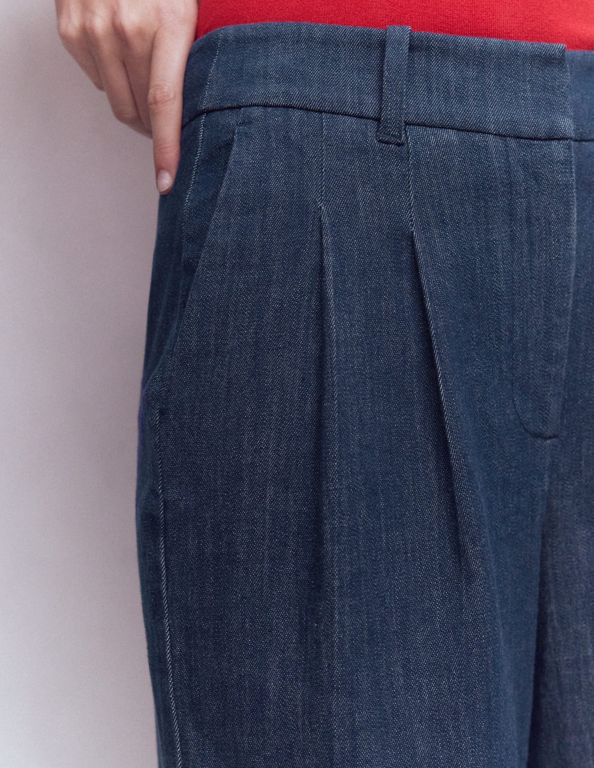 Kensington Twill Pants-Indigo