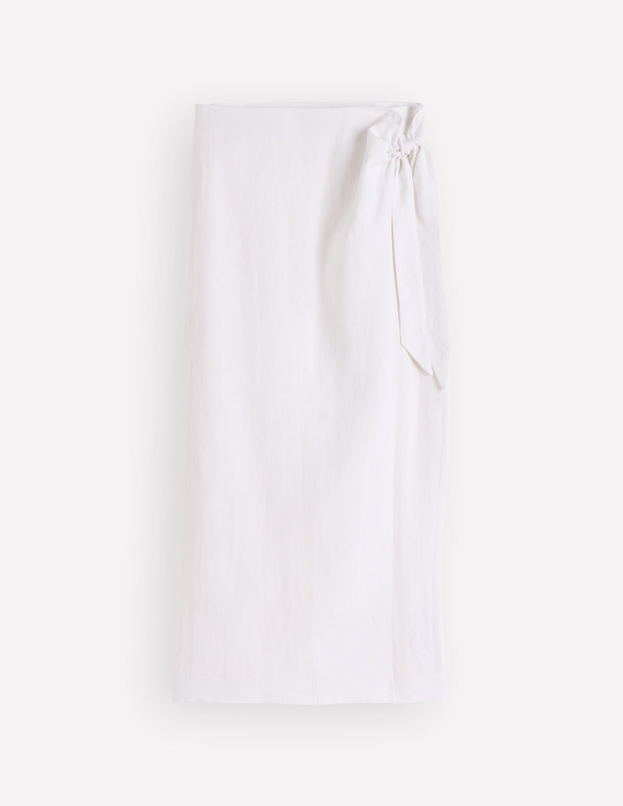 Dimitra Linen Column Skirt-White
