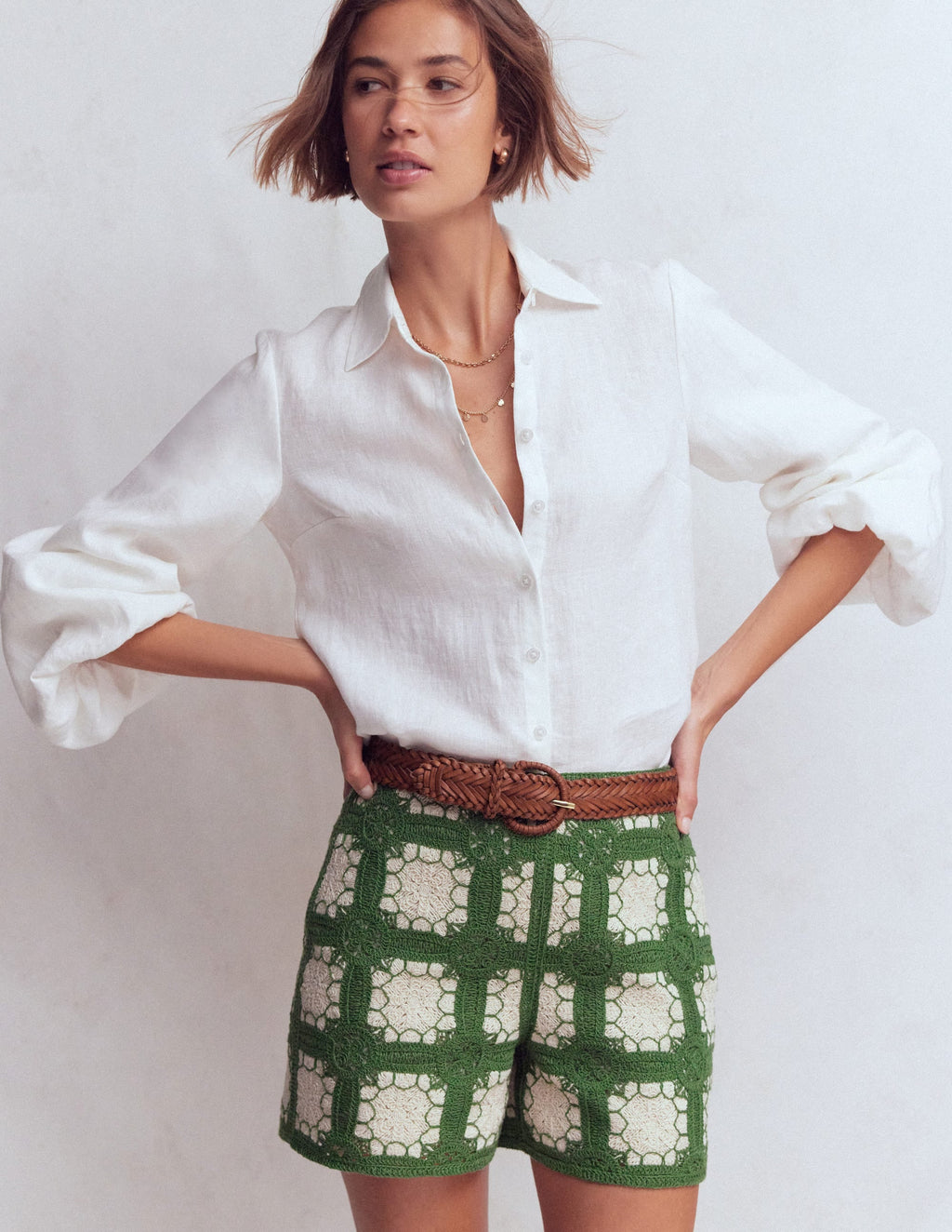 Crochet Shorts-Multi