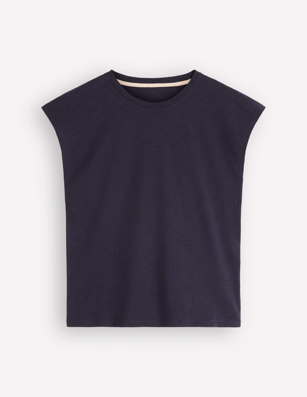 Louisa Slub T-Shirt-Navy