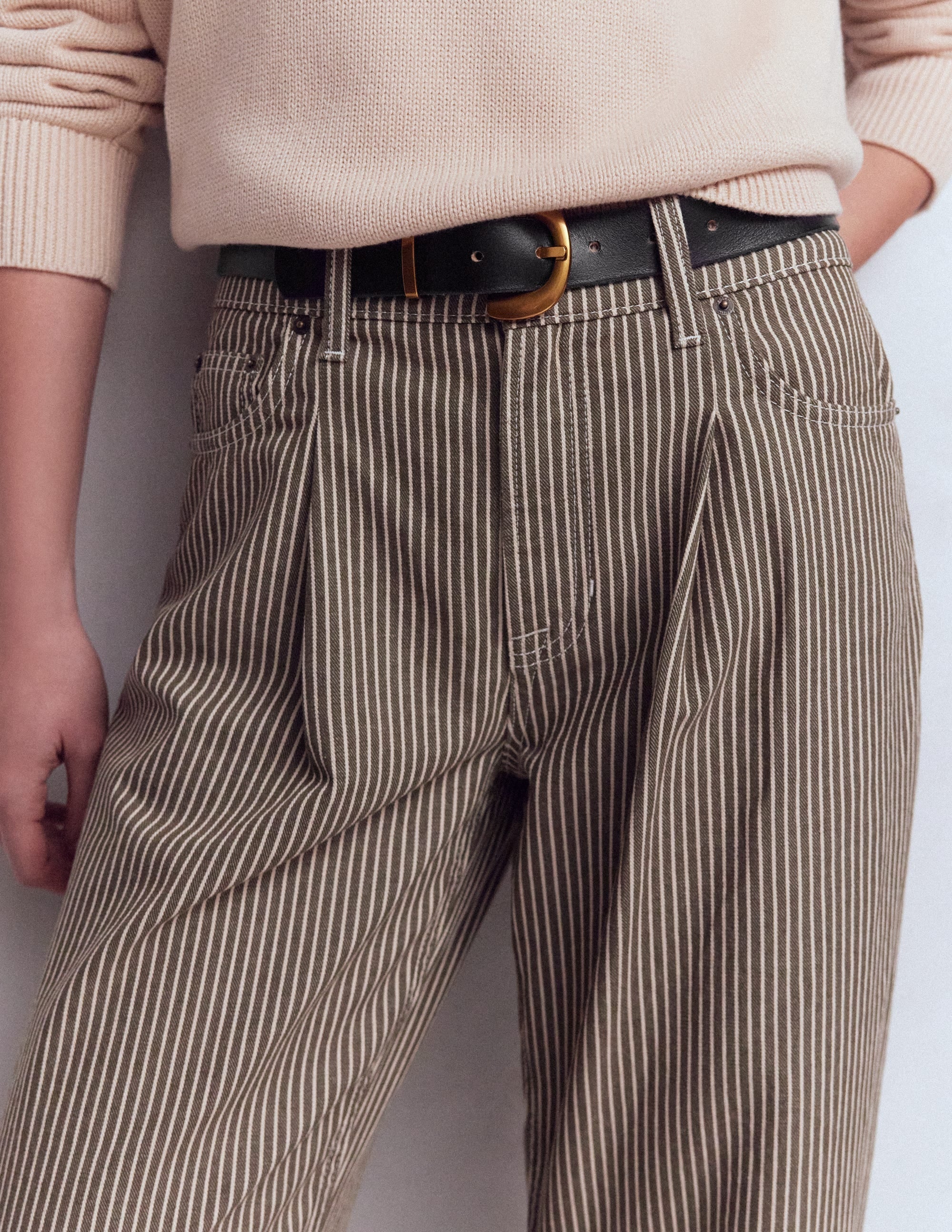 Chunky Buckle Belt-Black