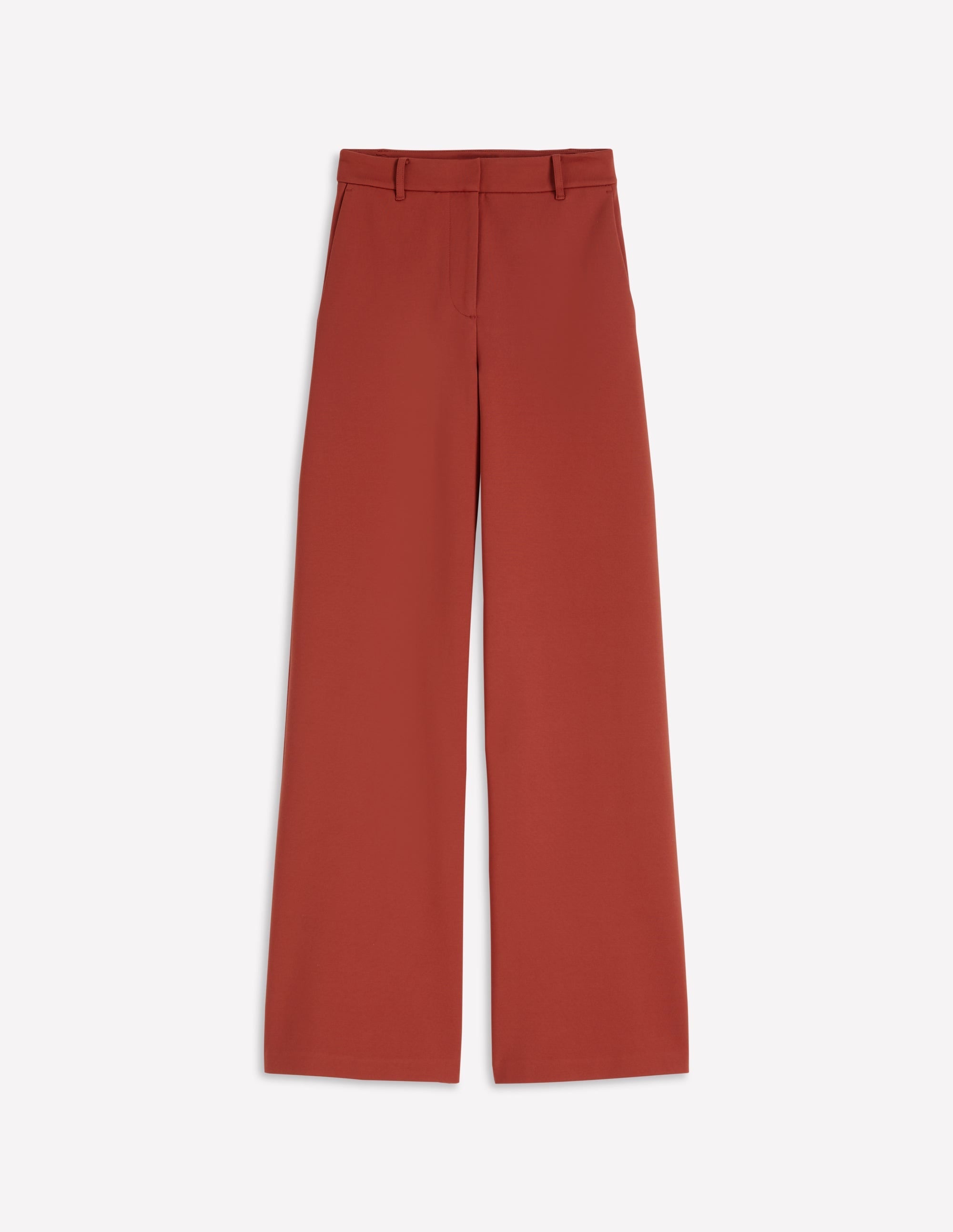 Belgravia Ponte Pants-Burnt Orange