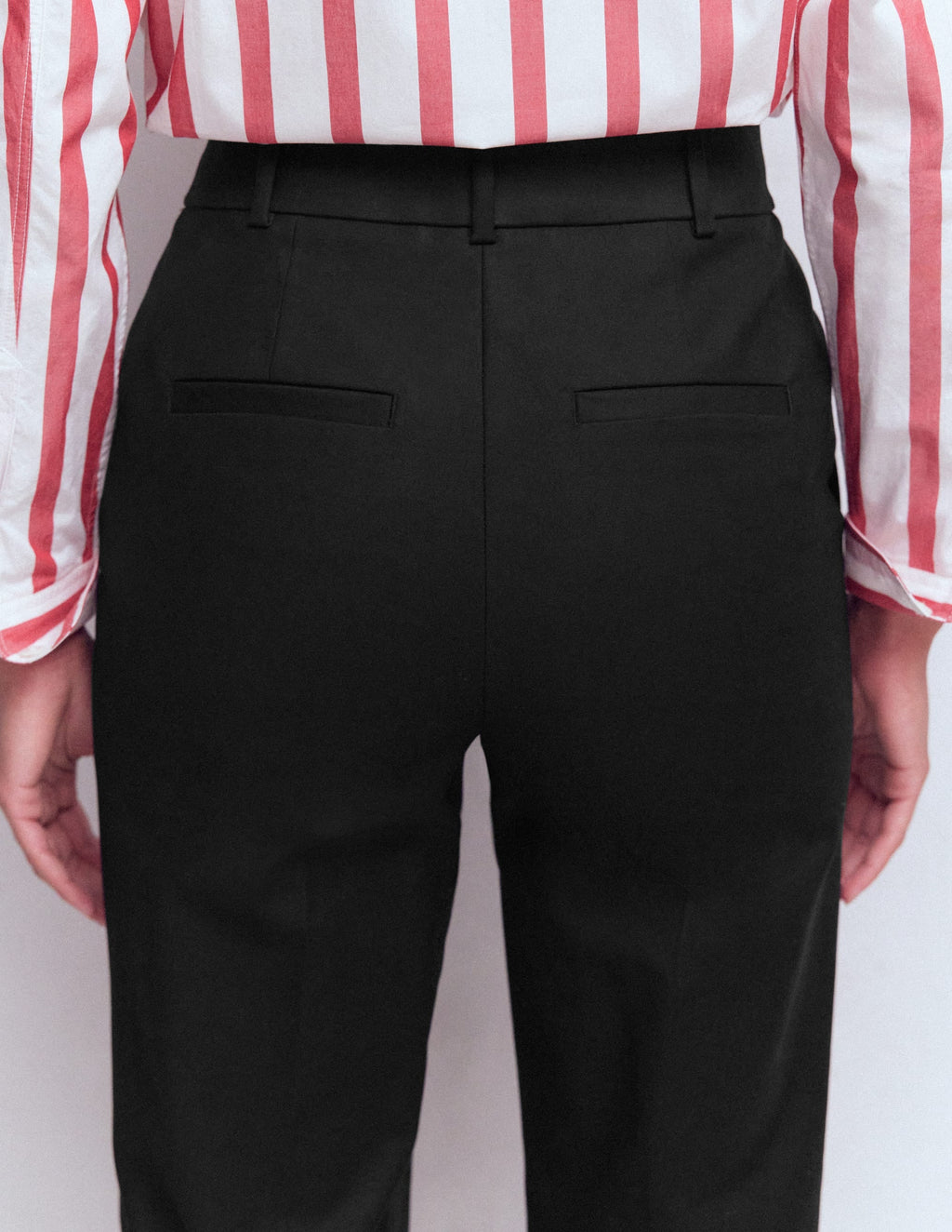 Canonbury Cotton Pants-Black