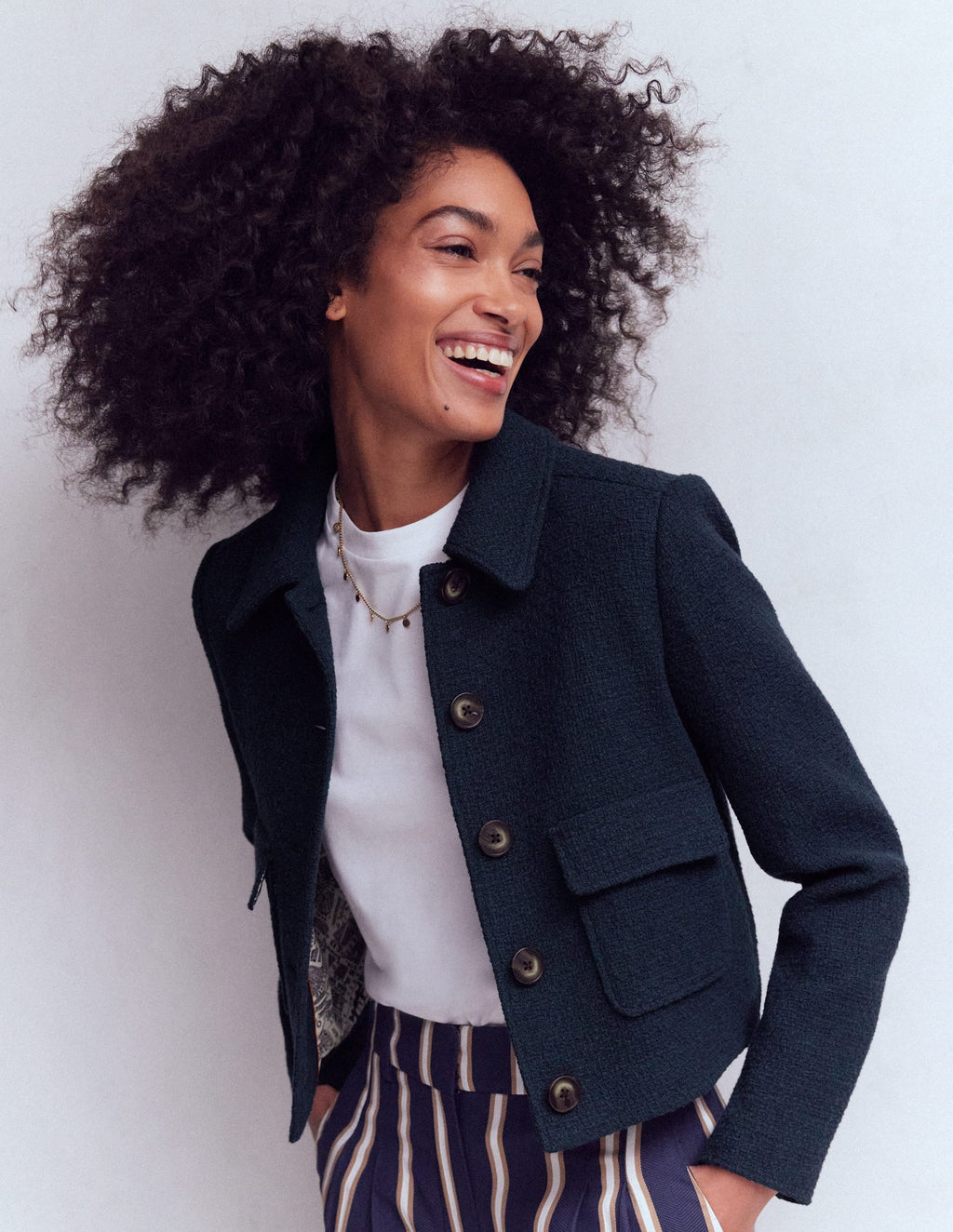 Lisburn Patch Pocket Jacket-Navy