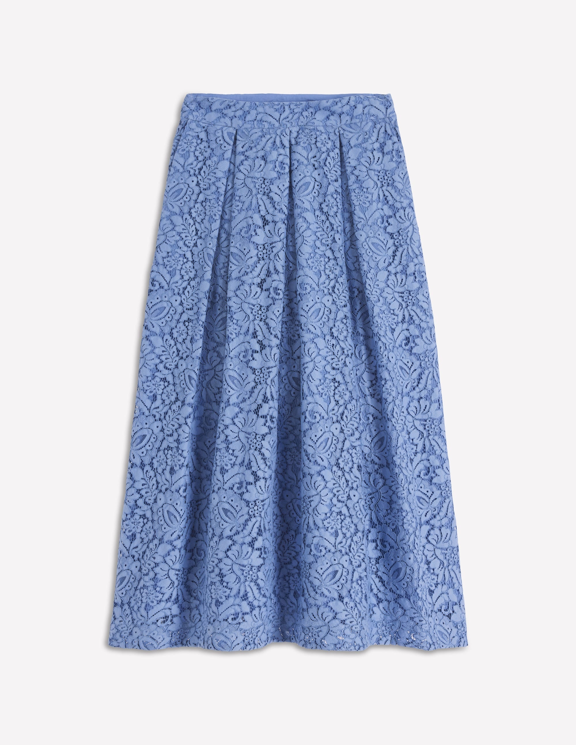 Verity Lace Skirt-Cornflower Blue