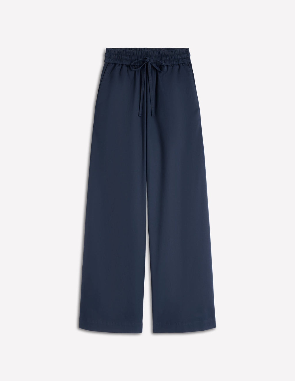 Greenwich Tie Waist Pants-Navy
