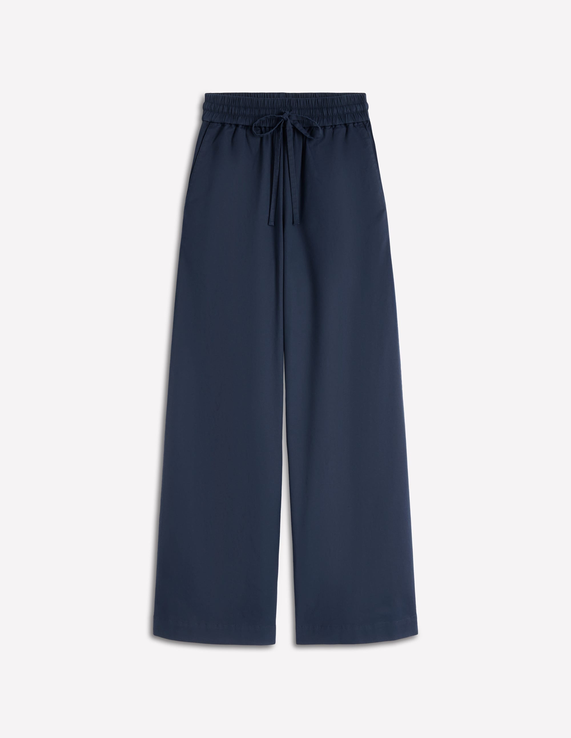 Greenwich Tie Waist Pants-Navy