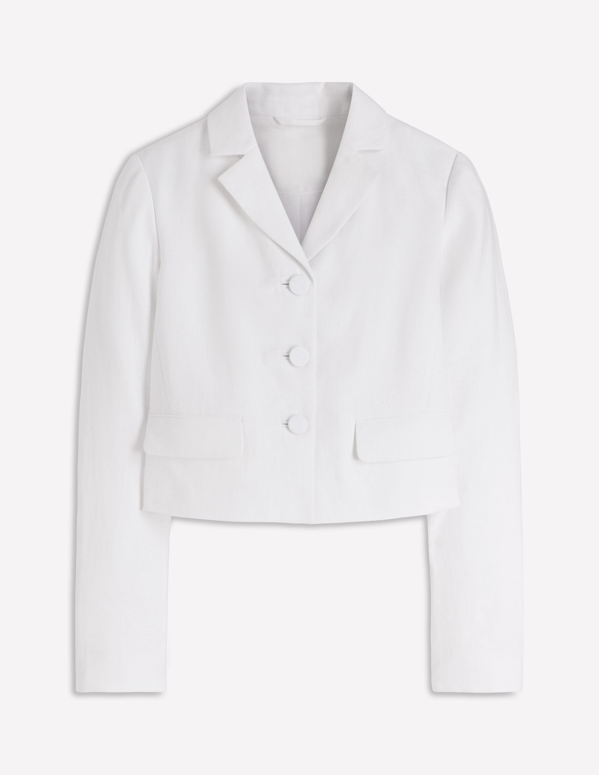 Dartmouth Linen Blazer-White