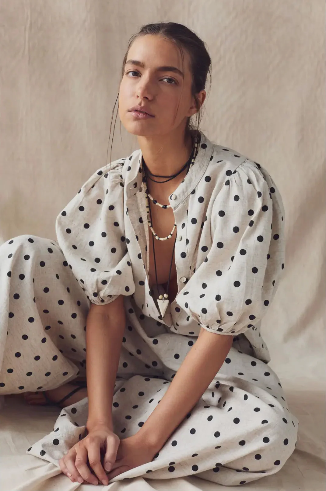 Lanhtropy Bubble Linen Shirt