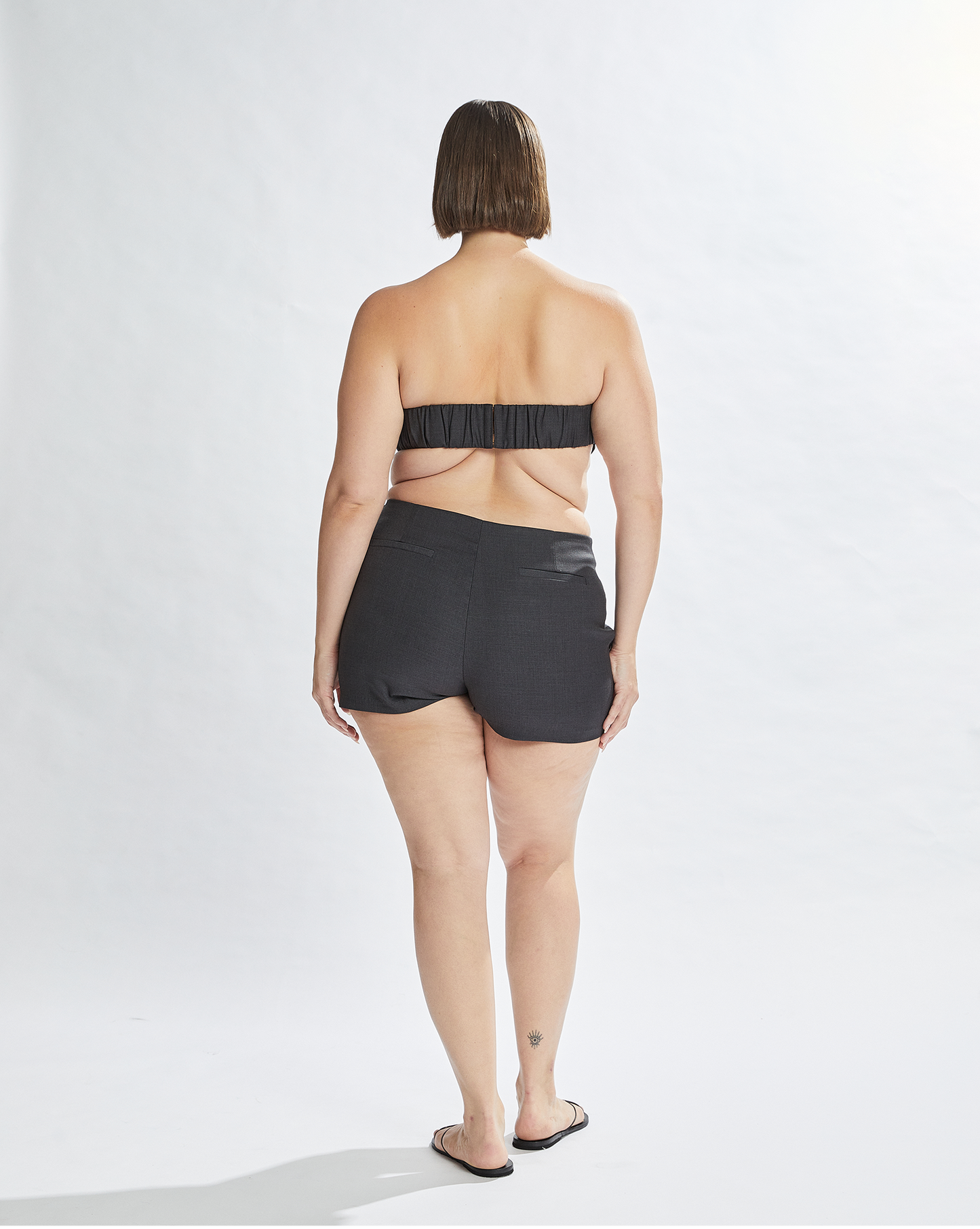 Benny Skort Dark Grey