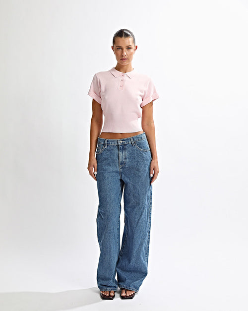 Blaire Knit Top Pink