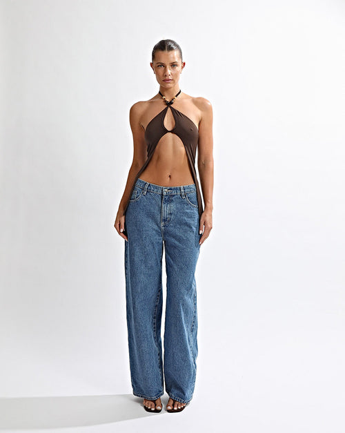 Pamela Halter Top Chocolate