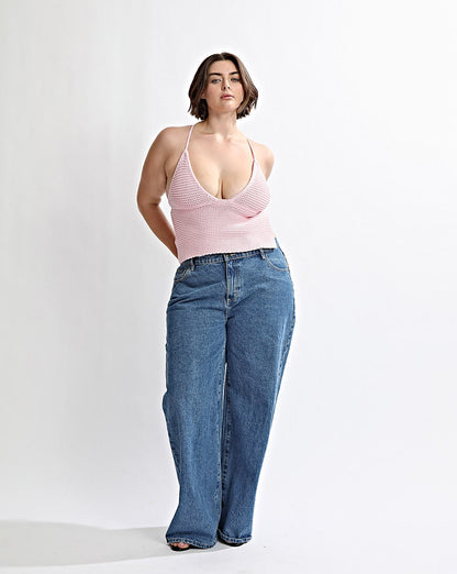 Uma Knit Top Pink
