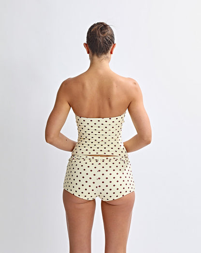 Nali Boyshort Yellow Polka