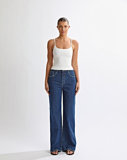 Harley High Rise Jeans Vintage Blue