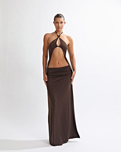 Pamela Halter Top Chocolate