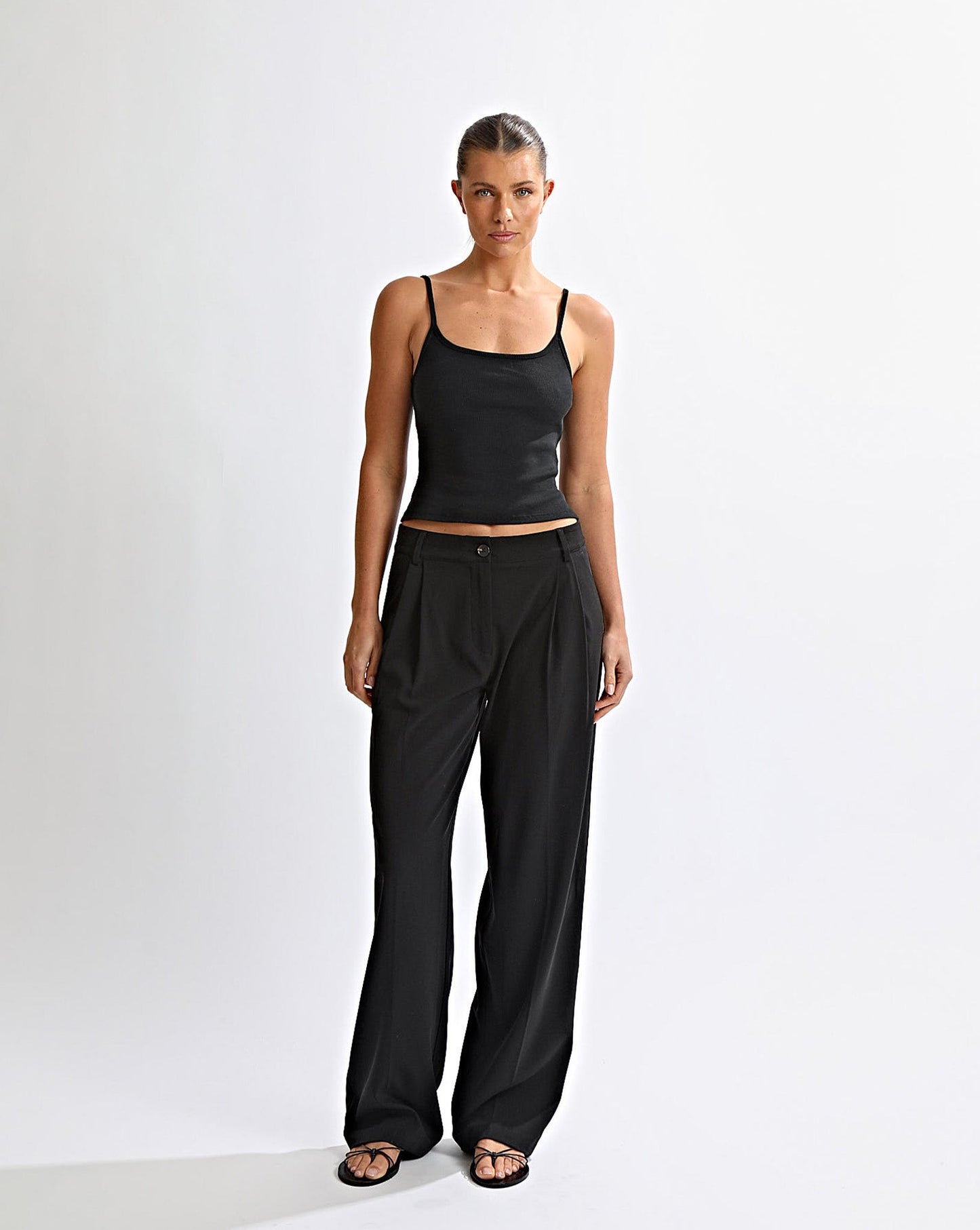 Naomi Trousers Black Regular/Tall