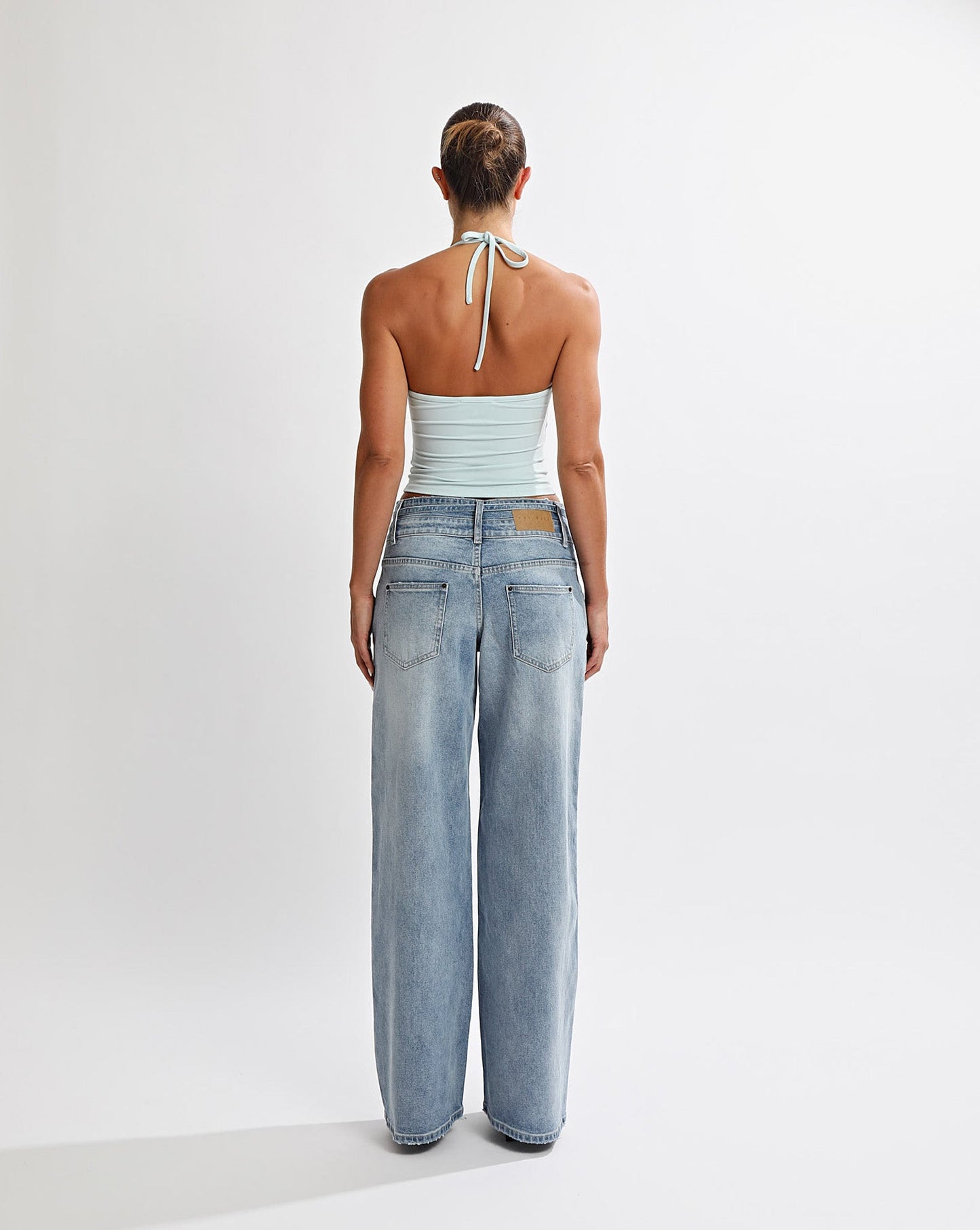 Anna Halter Tank Aqua