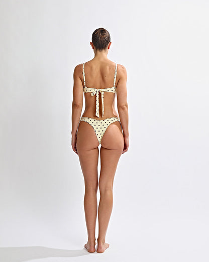 Karlo Bikini Bottom Yellow Polka