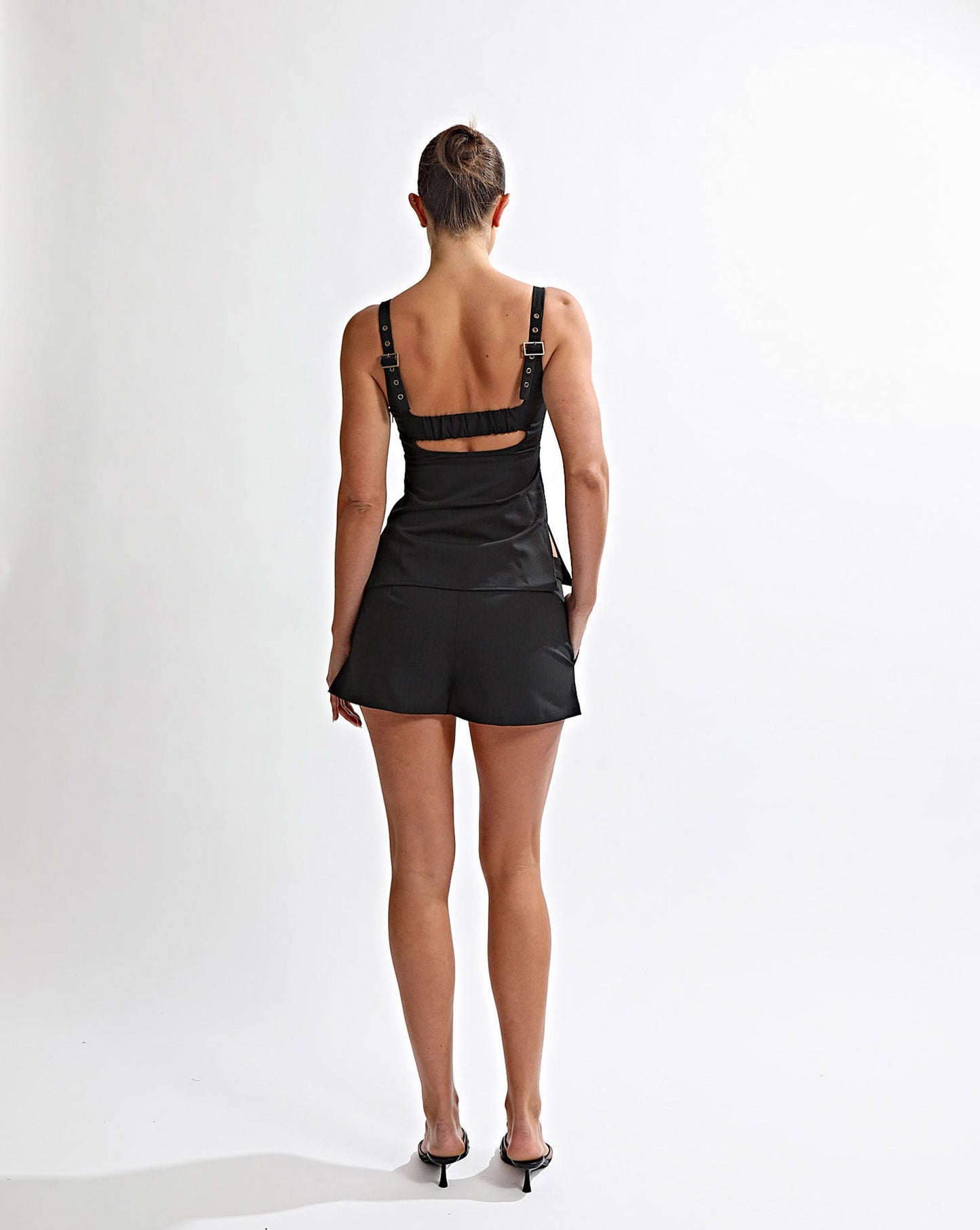 Luca Top Black Stripe