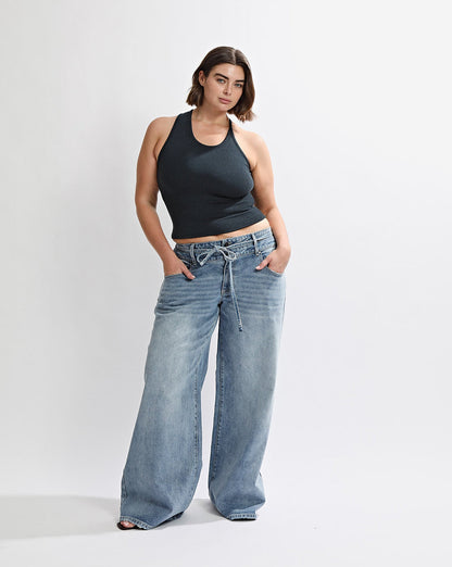 Rhea Tank Navy