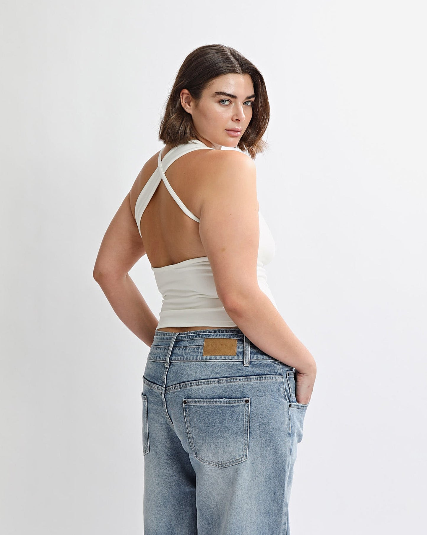 Rhea Tank White