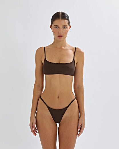 Alani Bikini Top Cocoa